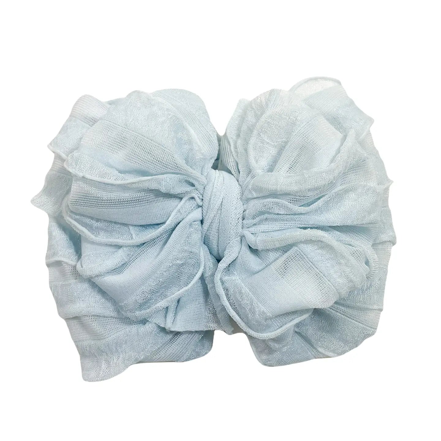 RR Ruffle Headband - Sky Blue