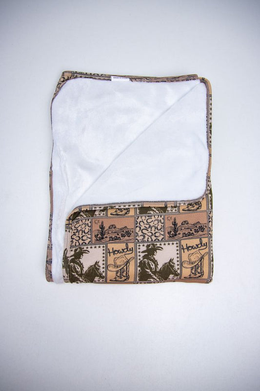 Howdy Plains- Swaddle Blanket