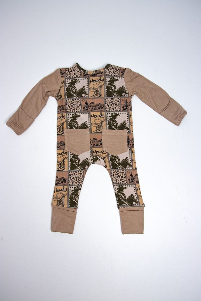Howdy Plains - Footie PJ